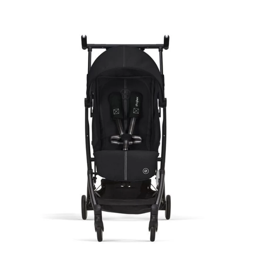 Cybex Libelle2 Moon Black Lightweight Stroller - Compact Travel-Friendly Design