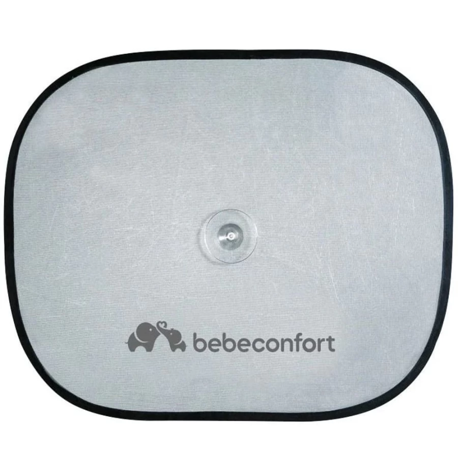 Bebe Confort Twist'N'Fix Sunshade 2 Pack - Black Universal Car Sun Shade for UV Protection