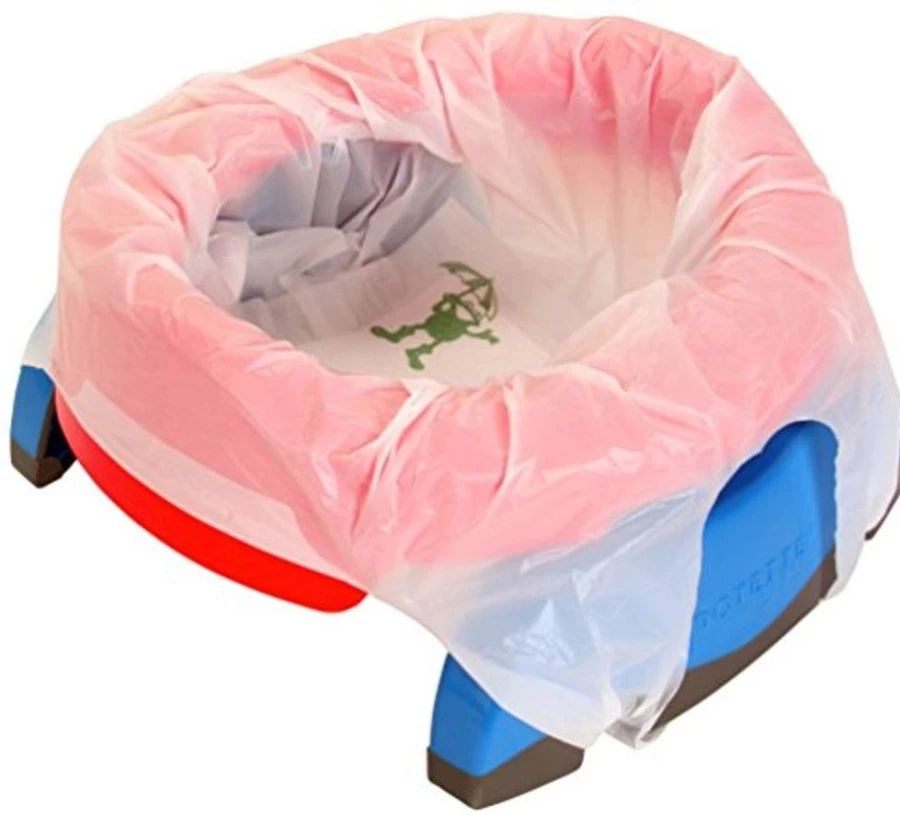 Potette Plus Portable Potty Disposable Liners - 30 Pack for Travel & On-the-Go Use