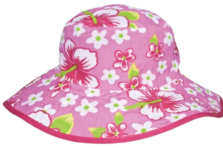 Baby Banz Floral Pink Sun Hat for Infants – UPF 50+ UV Protection, Adjustable, Soft Brim