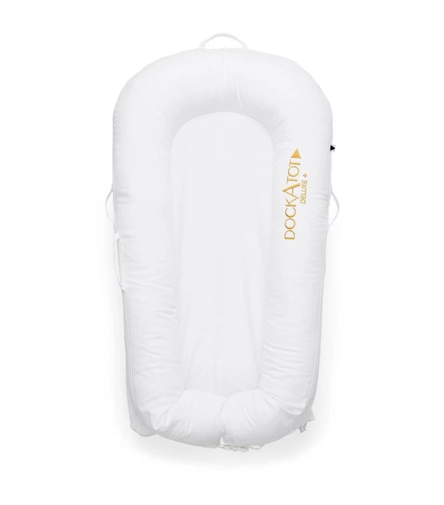 DockAtot Deluxe+ Baby Lounger & Cabana Set – Premium Infant Nest and Canopy Bundle