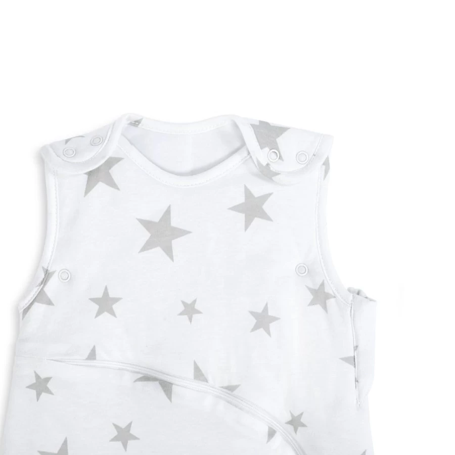 Snuz Sleep Bag 2.5 Tog for Babies 0-6 Months - Grey Star Design