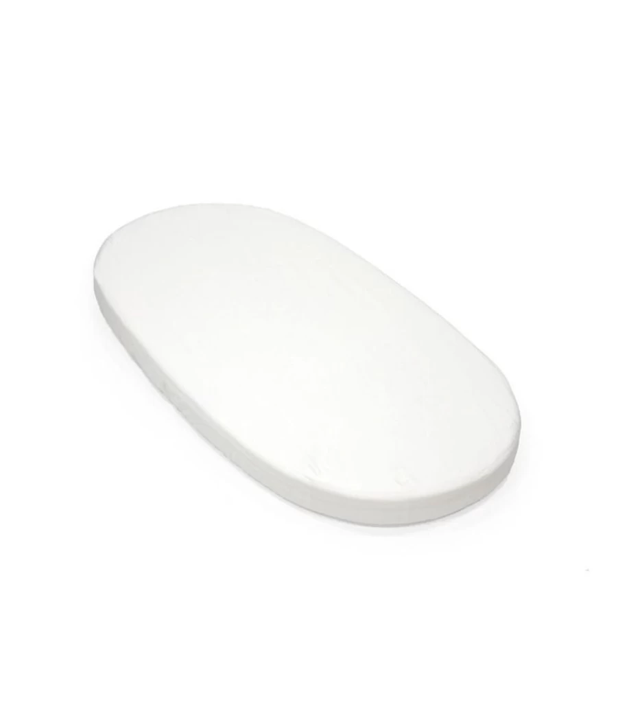 Stokke Sleepi Bed Fitted Sheet V3 - White Crib Sheet for Baby Cots | Soft, Breathable & Washable