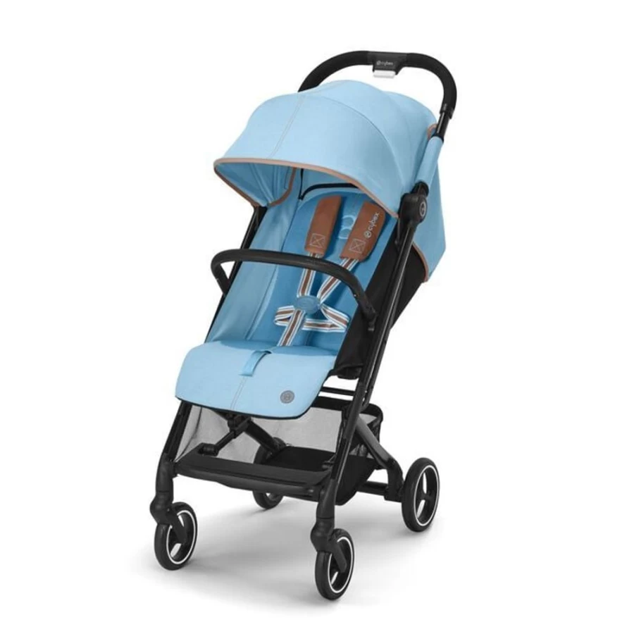 Cybex Beezy2 Stroller - Lightweight Beach Blue Baby Stroller for Travel & Everyday Use