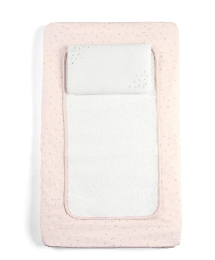 Mamas and Papas Luxury Pink Changing Mattress - Premium Baby Changing Mat for Nursery