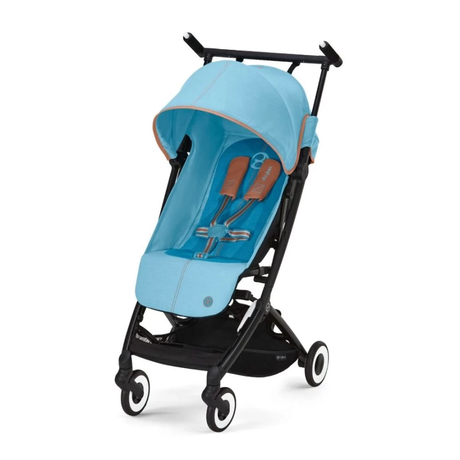 Cybex Libelle2 Lightweight Stroller - Compact Fold, Beach Blue Color, Travel-Friendly Baby Stroller