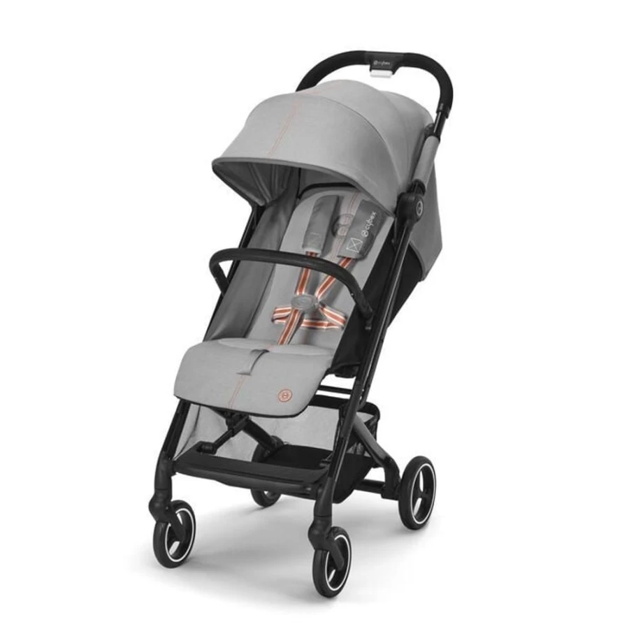 Cybex Beezy2 Lightweight Stroller - Lava Grey Compact Fold Travel-Friendly Design