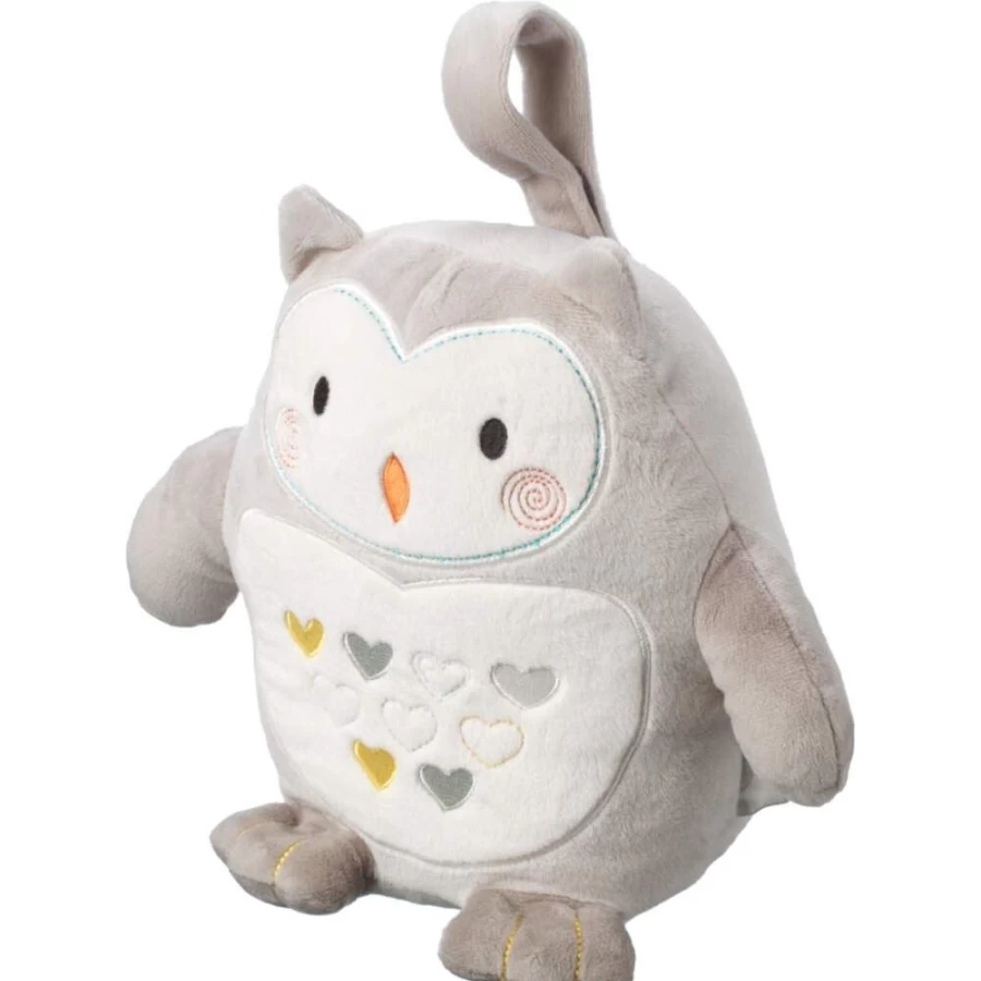 Gro-Grobags Ollie The Owl Rechargeable Night Light with USB Sound Machine for Kids