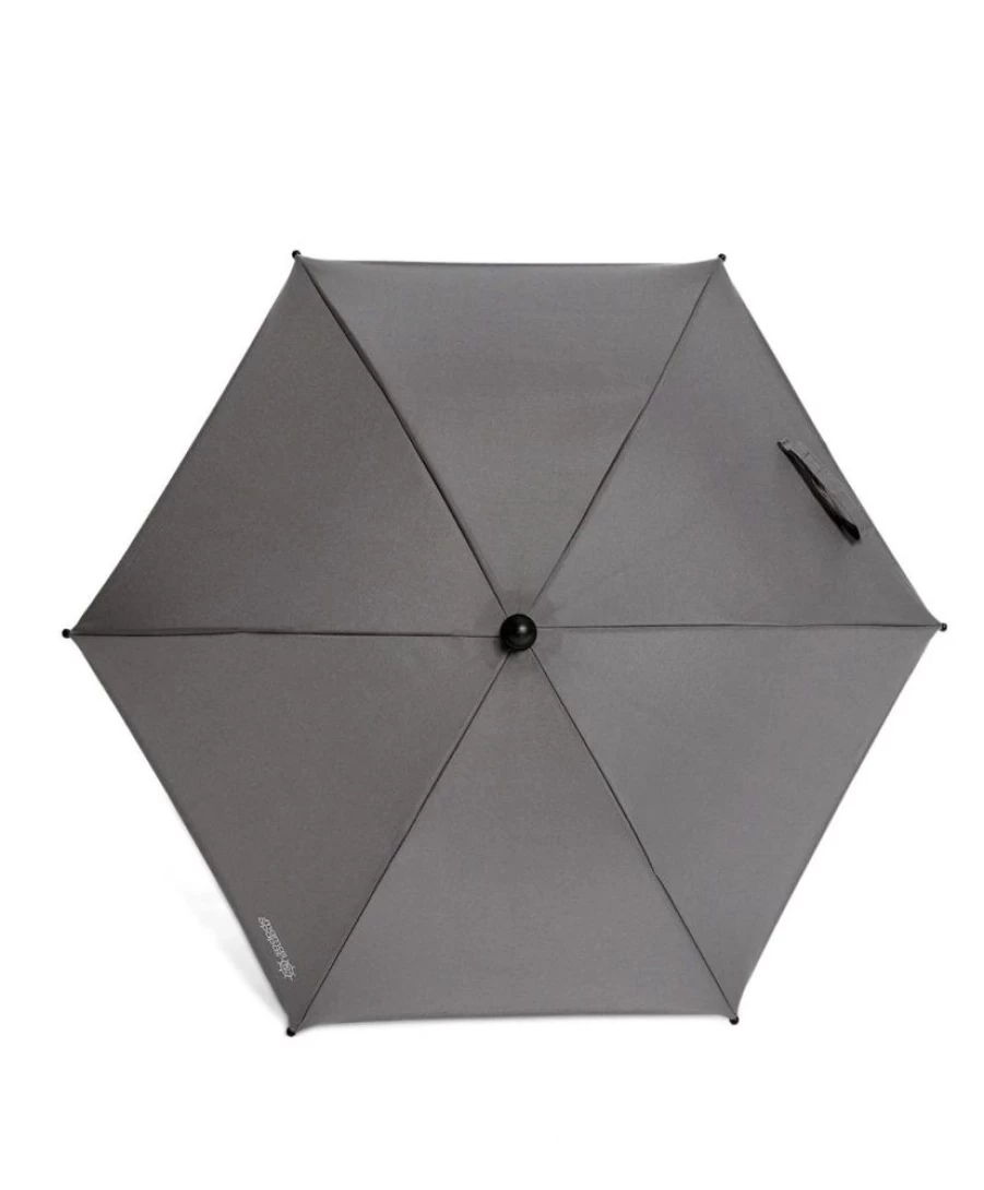 Mamas & Papas Universal Stroller Parasol - Adjustable Sun Shade Canopy in Grey for Baby Carriages and Prams