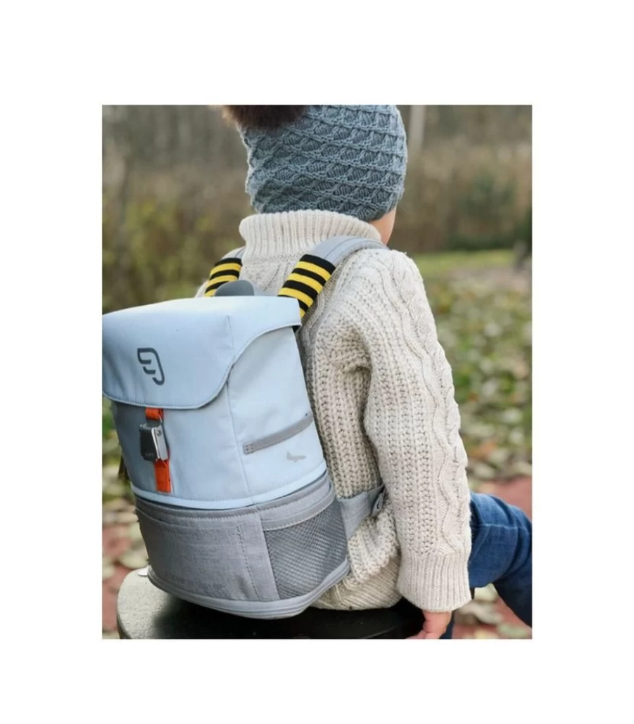 Stokke Jetkids Crew Backpack for Kids - Lightweight, Durable Blue Sky School Bag for Travel