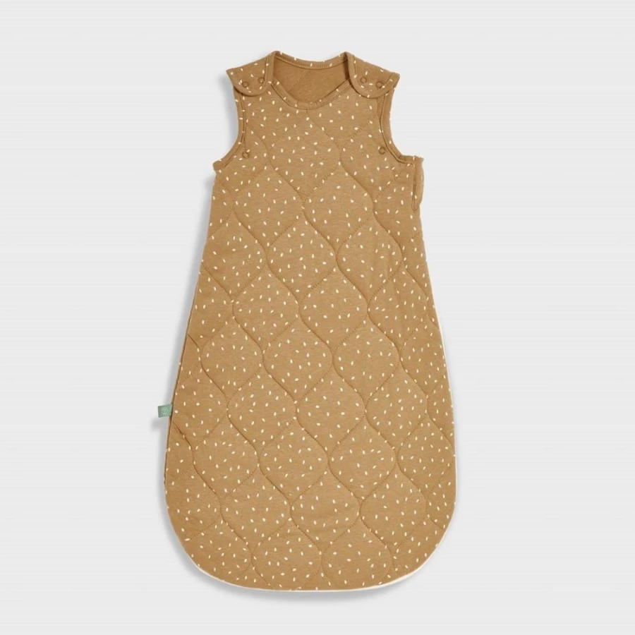 Little Green Sheep 2.5 Tog Sleep Bag for Babies 0-6 Months - Honey Rice Design