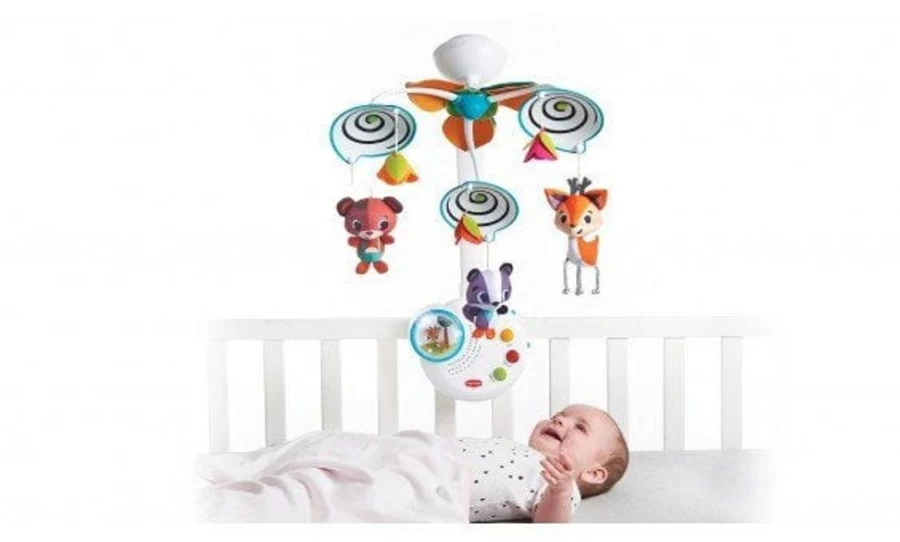 Tiny Love Into The Forest Classic Mobile - Musical Baby Crib Toy with Nature Themes