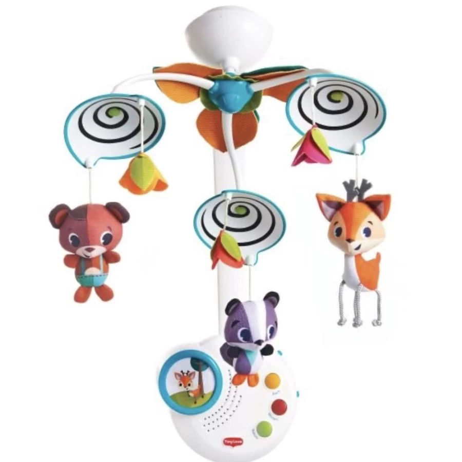 Tiny Love Into The Forest Classic Mobile - Musical Baby Crib Toy with Nature Themes
