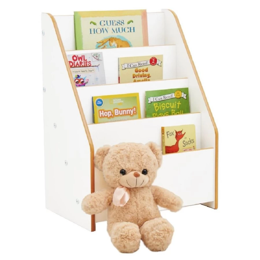 Little Helper Kids Bookcase - Sturdy & Stylish Children's Bookshelf for Home & Classroom