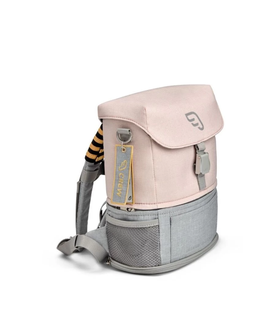 Stokke Jetkids Crew Backpack for Kids - Pink Lemonade, Lightweight & Durable School Bag