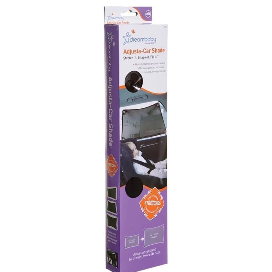 Dreambaby Adjustable Car Shade - Custom Fit Sun Protection for All Vehicles