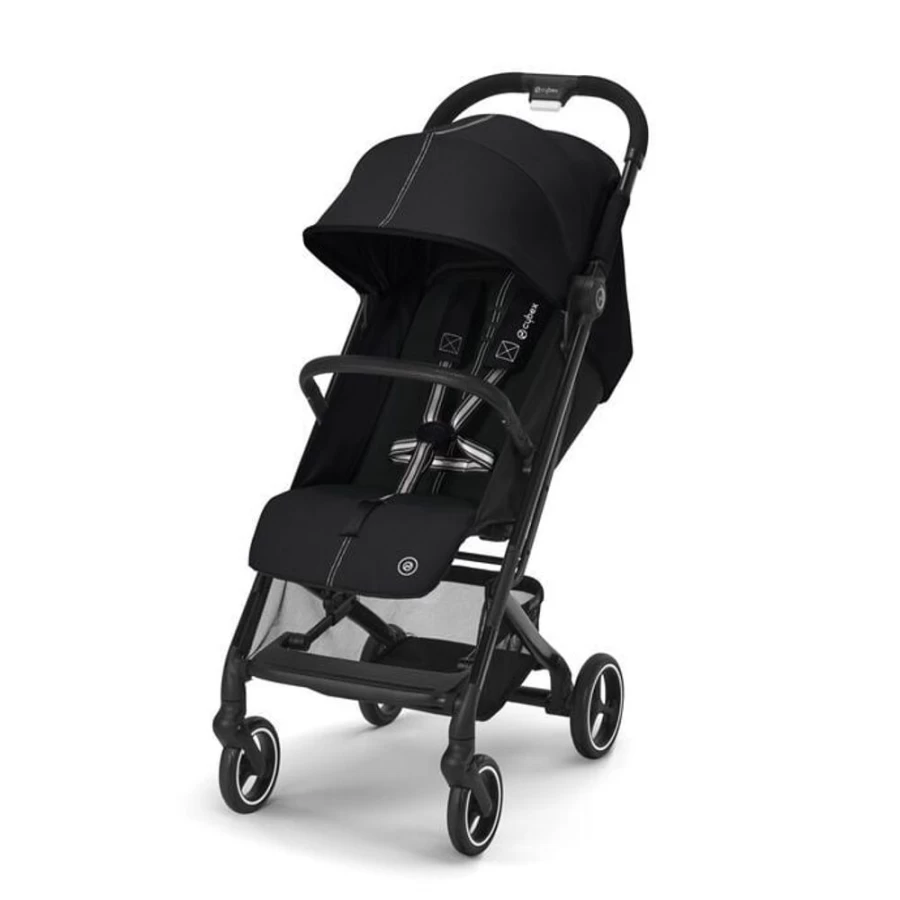 Cybex Beezy2 Moon Black Stroller - Lightweight Compact Travel Baby Stroller