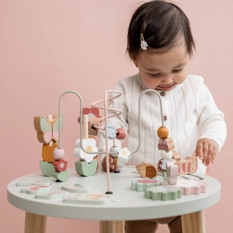 Little Dutch Activity Table with Flowers & Butterflies Design for Kids