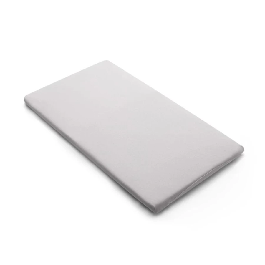 Bugaboo Stardust Travel Cot Fitted Sheet - Mineral White, Soft Cotton Baby Bedding for Portable Cribs