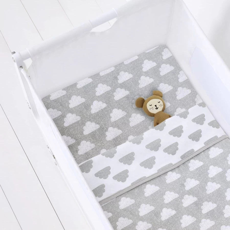 Snuz Cloud Nine Crib Fitted Sheets - 2 Pack for Baby Crib Mattress