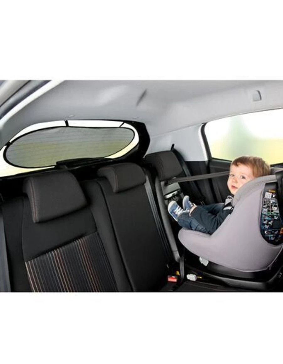 Bebe Confort Black Rear View Sunshade for Car - Universal Fit Baby Stroller & Car Seat Sun Protection