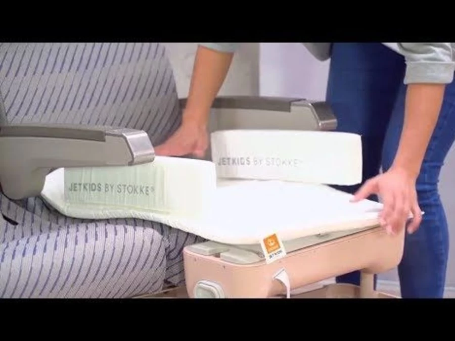 Stokke Jetkid Bedbox & Cloudsleeper Travel Bundle - Portable Kids Bed & Sleeper for Airplane