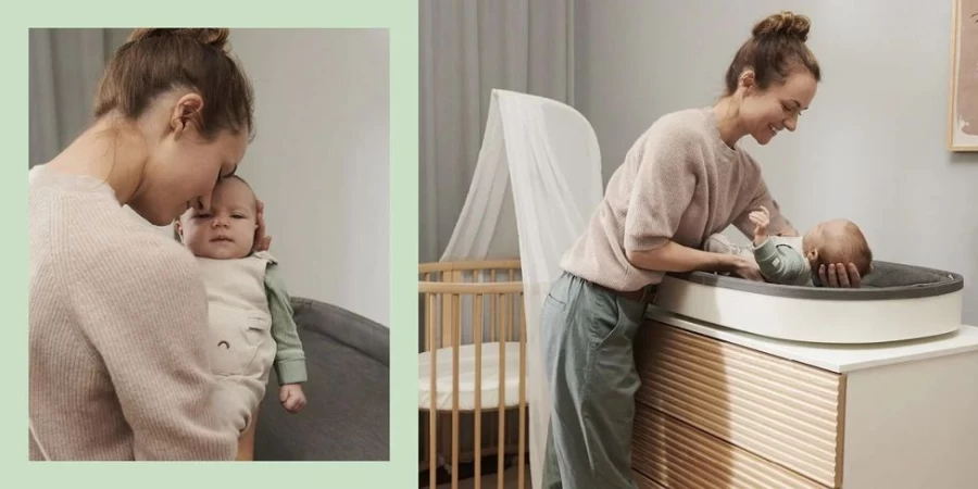 Stokke Sleepi Dresser & Changer - Premium Baby Changing Table and Dresser Combo