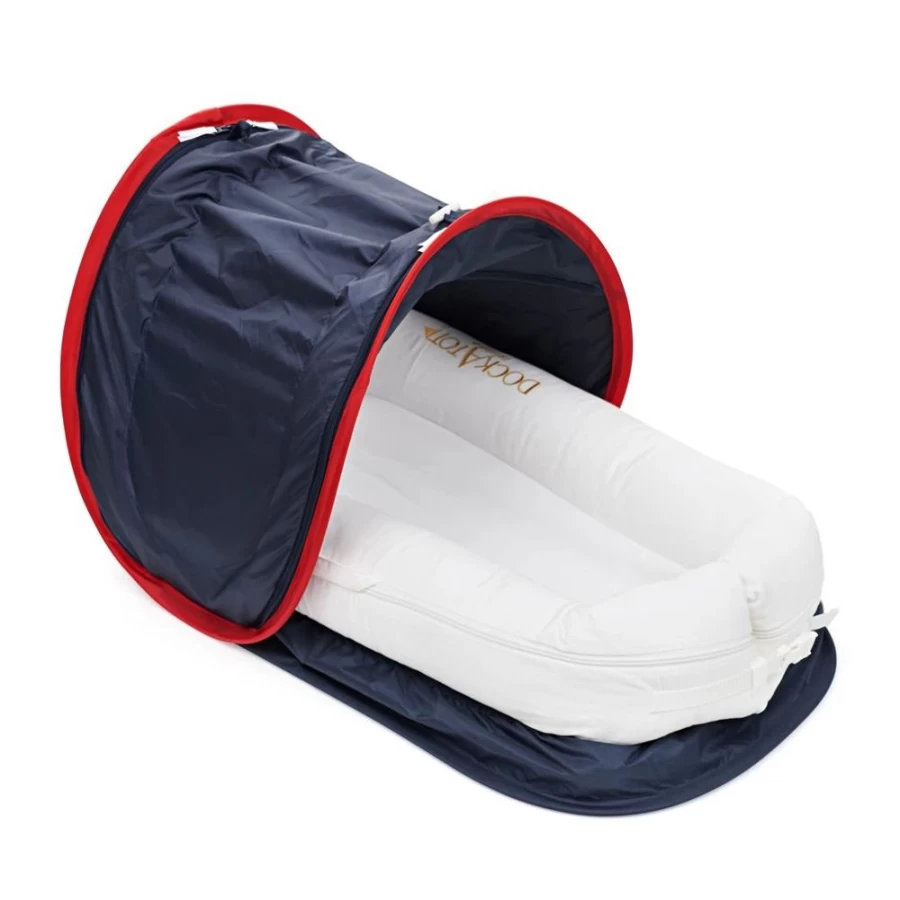 DockAtot Deluxe+ Cabana Kit - Endless Blue Baby Dock Cover