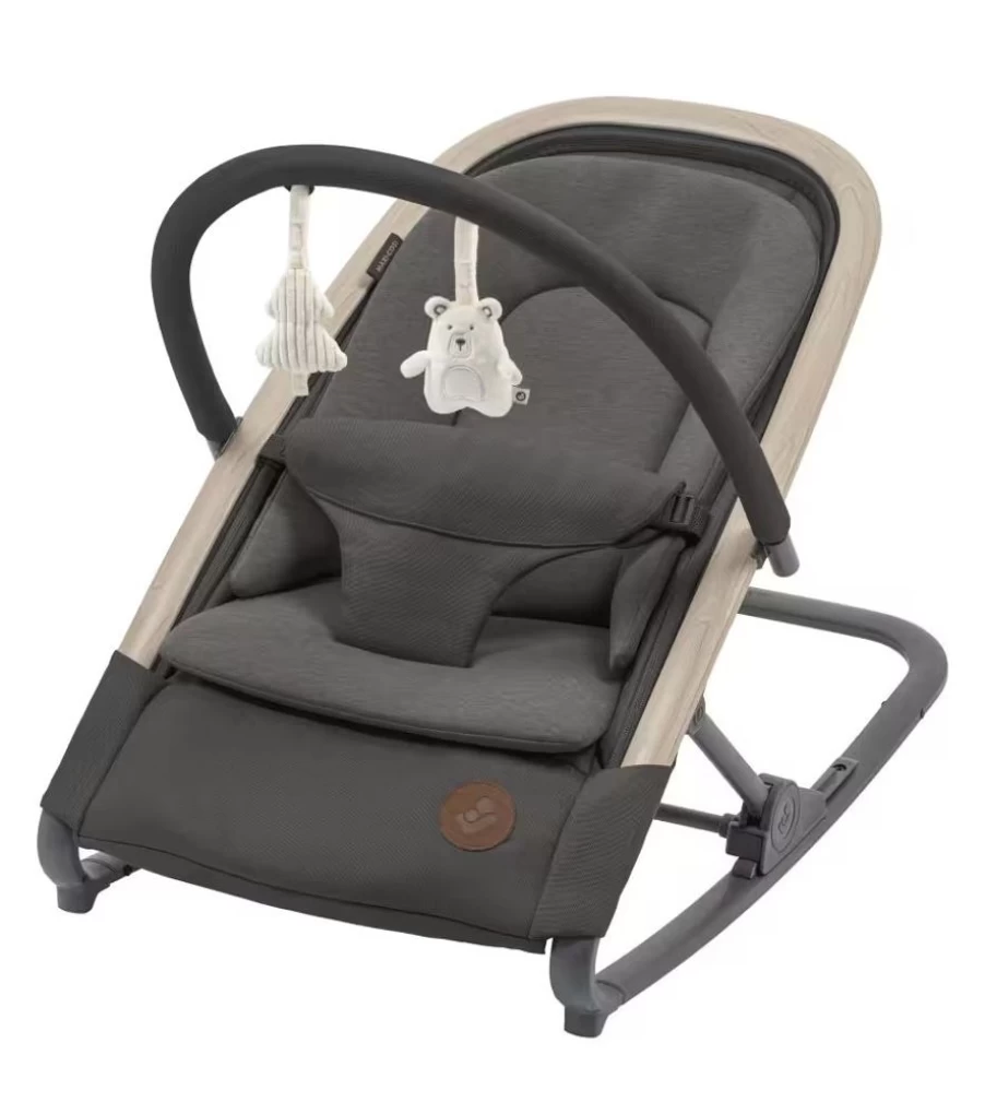Maxi Cosi Kori Rocker Eco - Portable Baby Rocker with Graphite Design