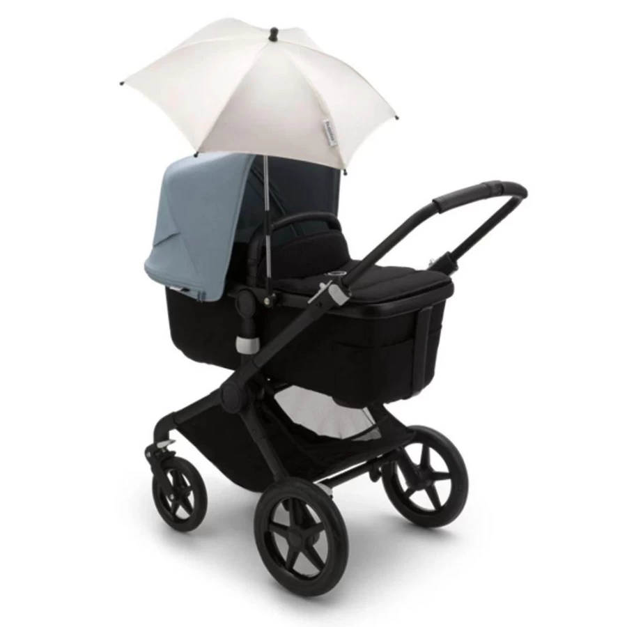 Bugaboo Parasol+ Sun Canopy - Premium White Shade for Strollers