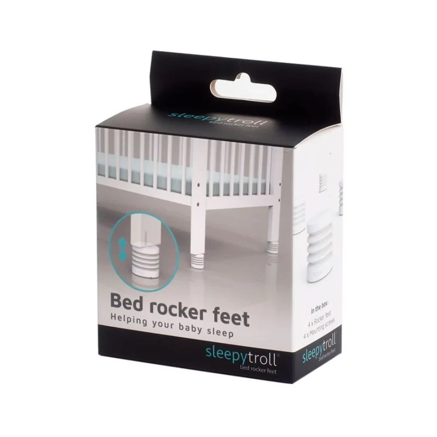 "Sleepytrol Adjustable Bed Rocker Feet for Enhanced Stability and Support"