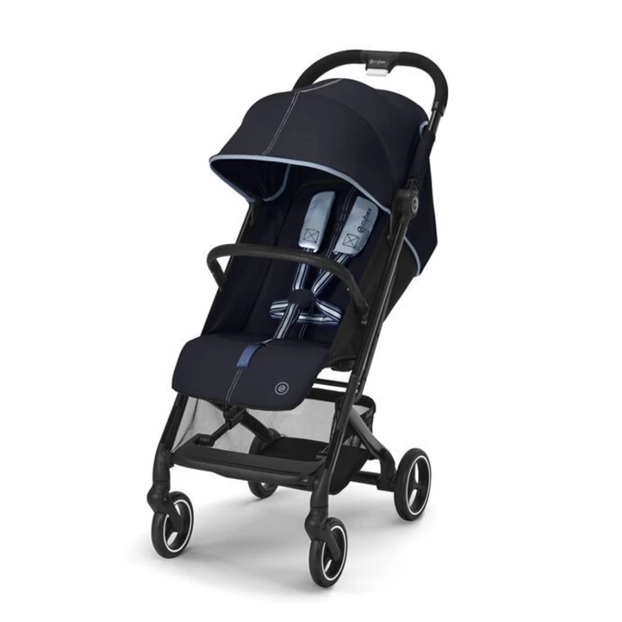 Cybex Beezy2 Stroller - Lightweight, Compact Fold, Ocean Blue Color for Easy Travel