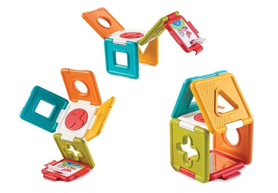 Tiny Love 2-in-1 Shape Sorter and Puzzle Toy for Toddlers – Educational Baby Activity Cube