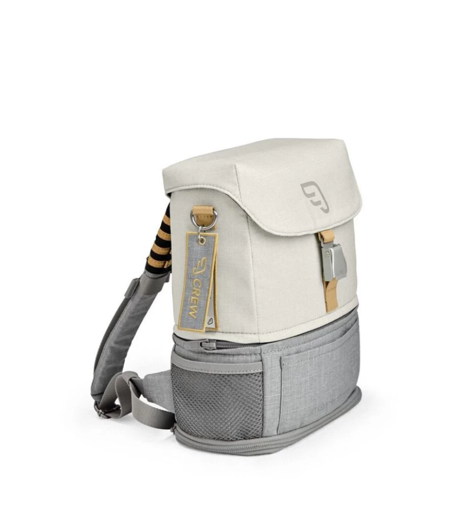 Stokke Jetkids Crew Backpack for Kids - Lightweight, Durable White School Backpack for Travel