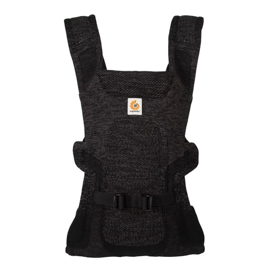 ERGObaby Aerloom Baby Carrier - Premium Ergonomic Design, Charcoal Black Limited Edition, Hands-Free Infant & Toddler Carrier for Comfortable Baby Wearing