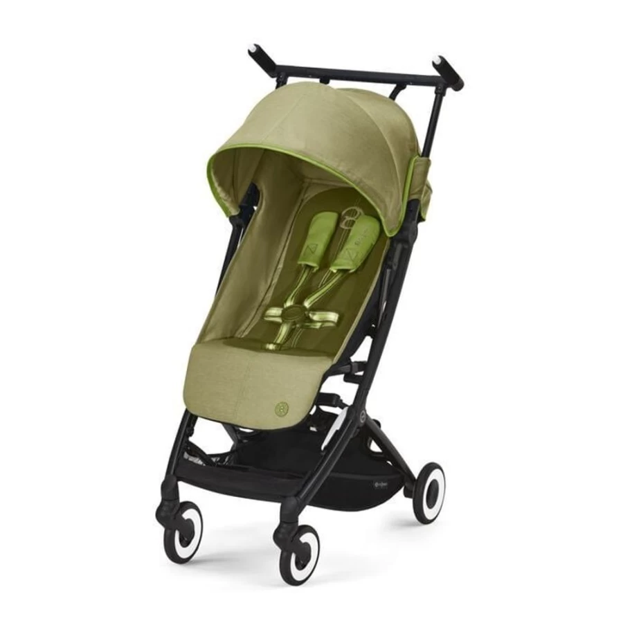 Cybex Libelle2 Green Nature Lightweight Stroller - Compact Fold, Travel-Friendly
