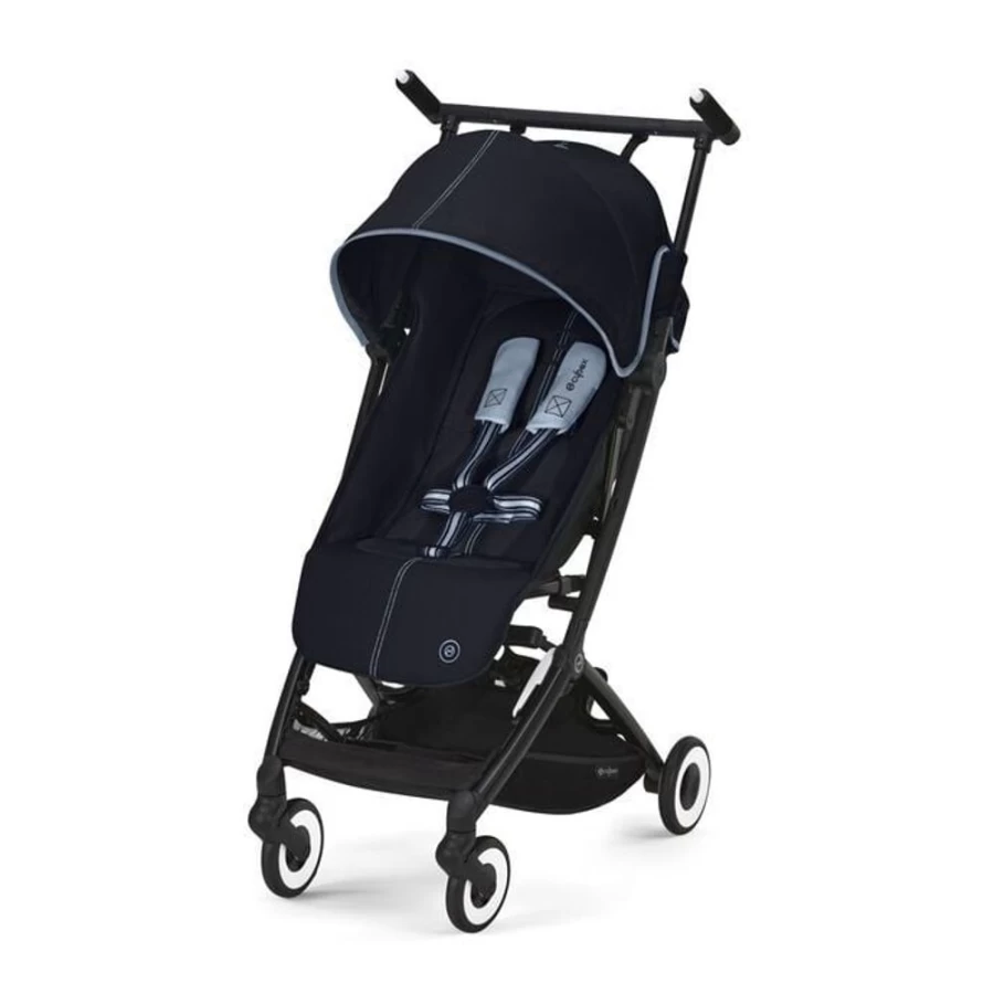 Cybex Libelle2 Lightweight Stroller - Ocean Blue Compact Travel Baby Pushchair