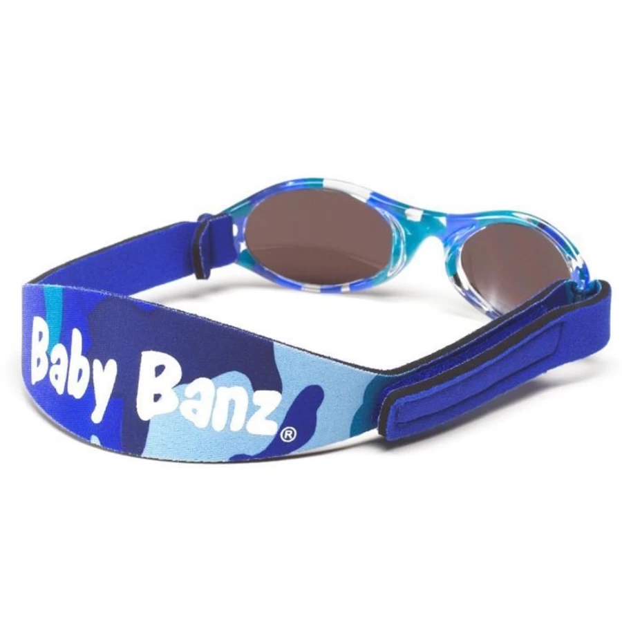 Baby Banz Sky Blue Camo Polarized Sunglasses for Infants & Toddlers – UV Protection