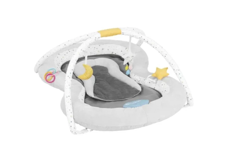 Babymoov Baby Activity Nest Playmat - Soft Play Mat for Infants & Toddlers, Interactive Play Gym for Floor Time