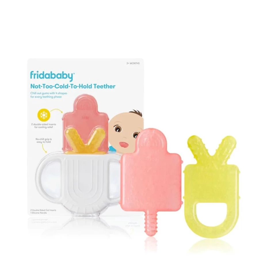 Frida Baby Teether - Not Too Cold to Hold Soothing Teething Toy for Infants