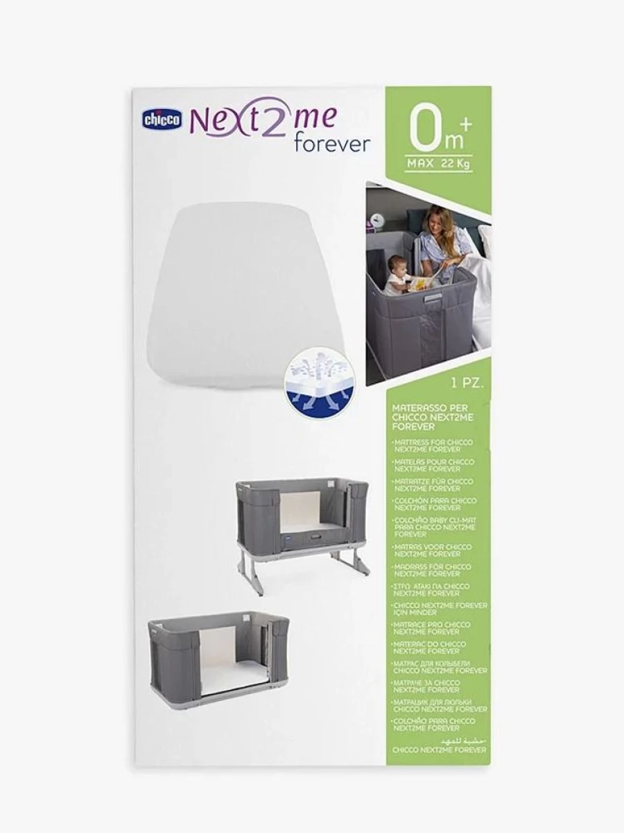 Chicco Next2Me Forever Crib Mattress – Replacement Bed for Co-Sleeping Bassinet