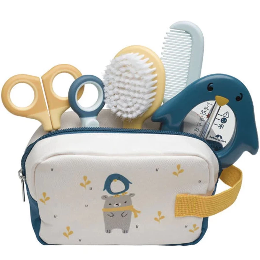 Bebe Confort Sweet Arctic Baby Toiletry Set for Newborns and Infants – Travel-Friendly Bath Essentials