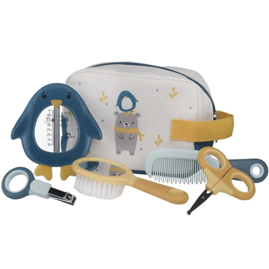 Bebe Confort Sweet Arctic Baby Toiletry Set for Newborns and Infants – Travel-Friendly Bath Essentials