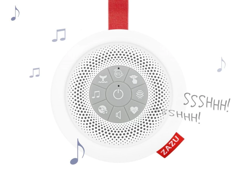 Zazu Suzie The Shusher - Portable White Noise Sound Machine for Baby Sleep & Relaxation