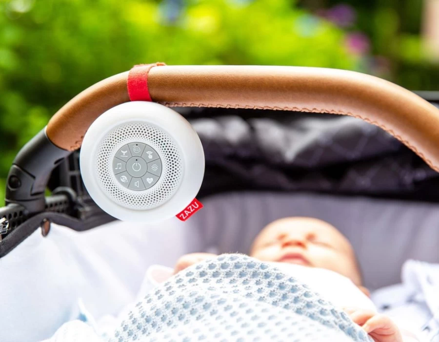 Zazu Suzie The Shusher - Portable White Noise Sound Machine for Baby Sleep & Relaxation
