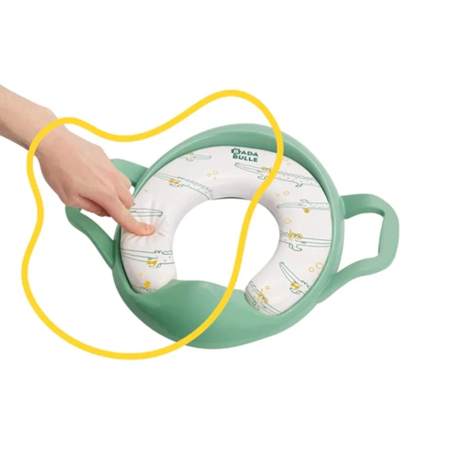 Badabulle Green Toilet Training Reducer Seat for Toddlers - Comfortable & Safe Potty Seat