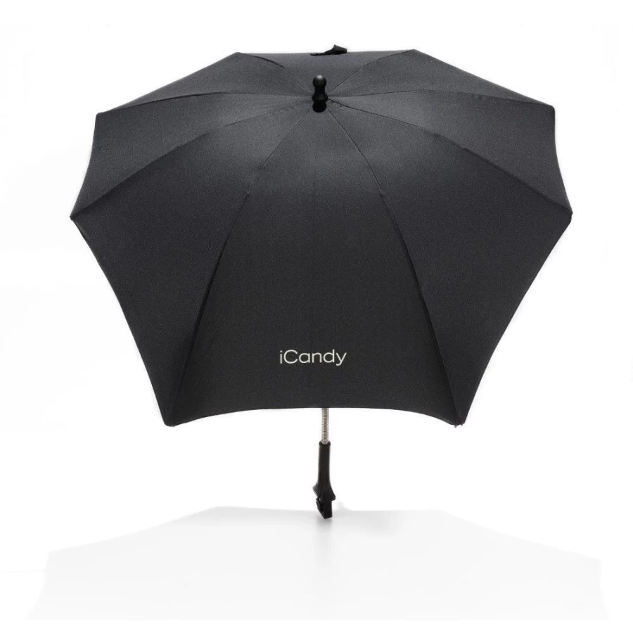 iCandy Black Parasol Umbrella - Elegant & Stylish Sun Shade for Outdoor Events