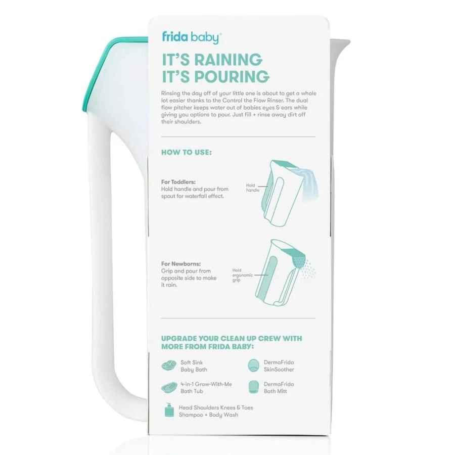 Frida Baby Control The Flow Rinser for Gentle Bathing & Washing