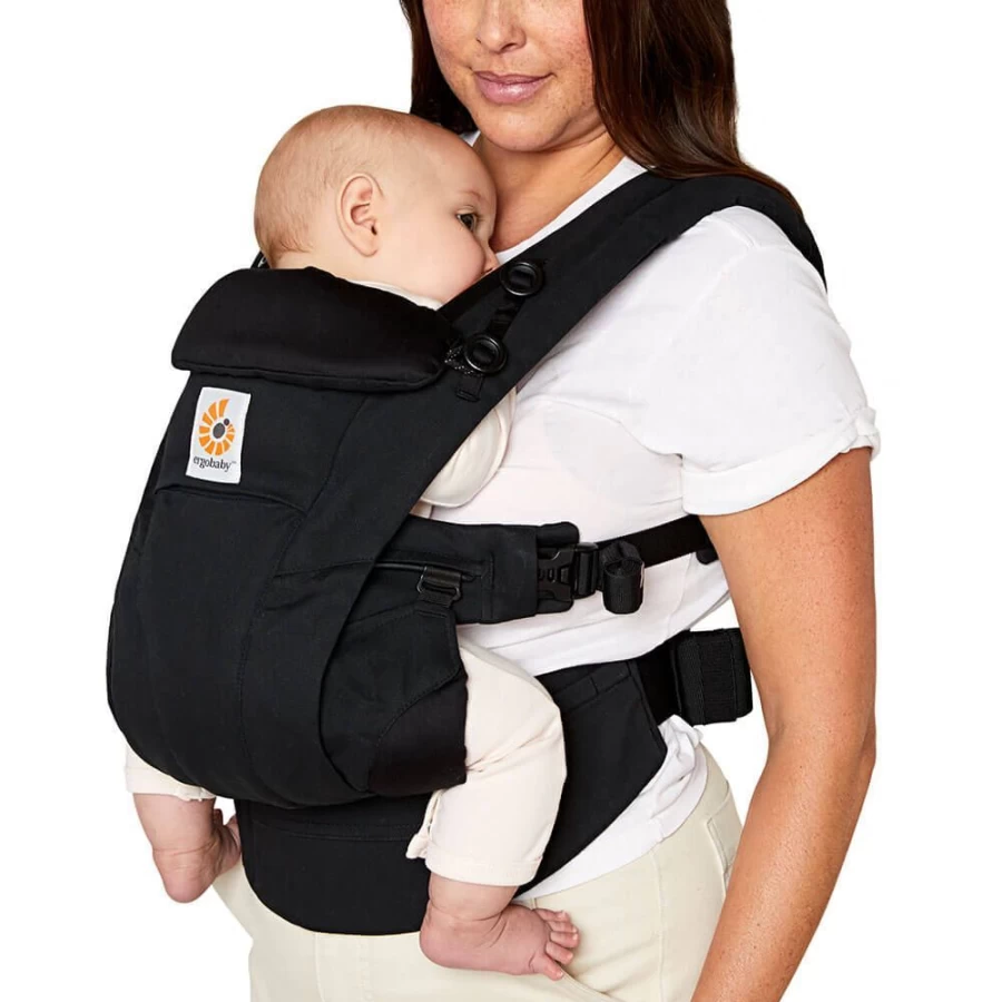 ERGObaby Omni Dream Baby Carrier - Ergonomic, Adjustable, Hands-Free Infant Carrier for Newborn to Toddler, Onyx Black
