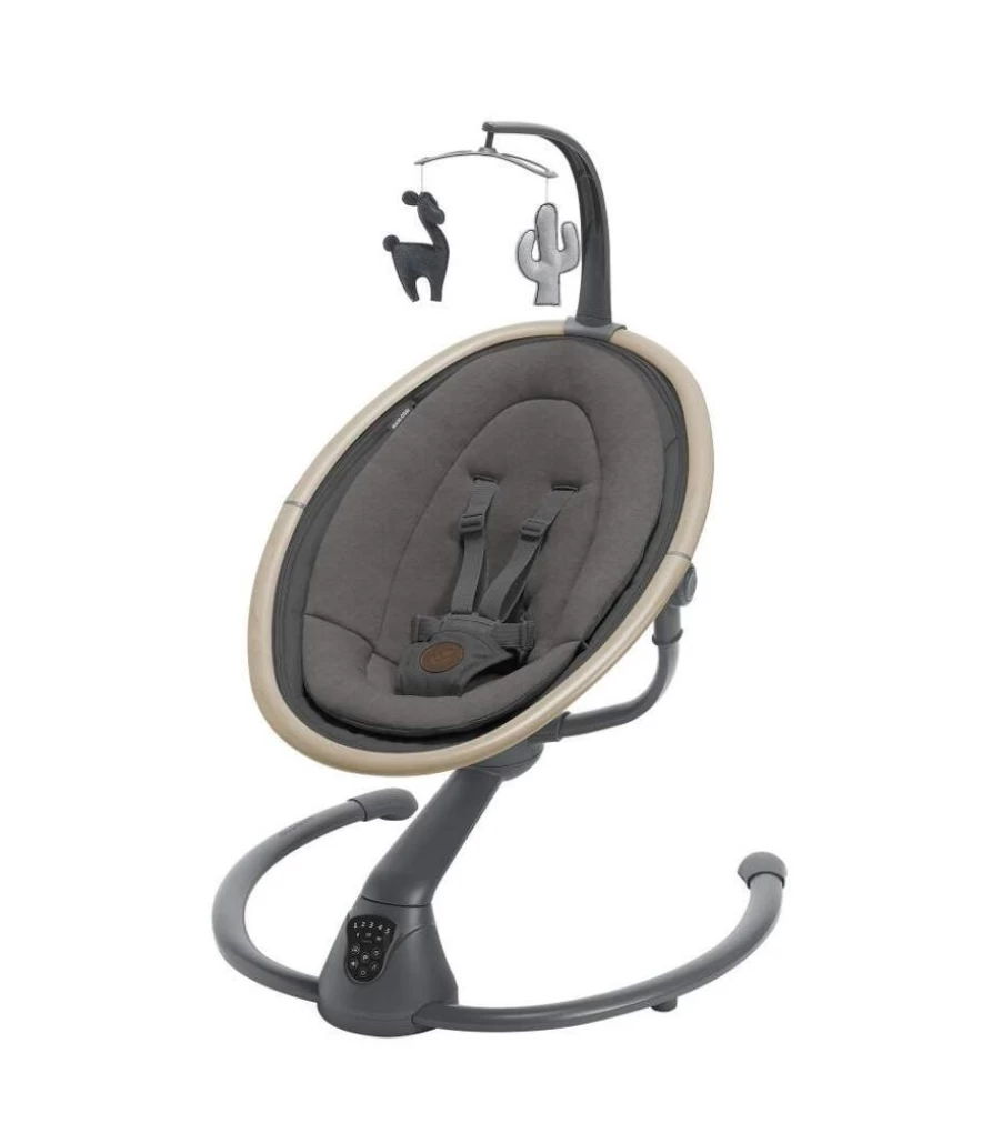 Maxi Cosi Cassia Electric Swing Eco - Graphite Design Baby Rocker